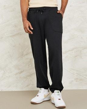 men joggers with elasticated waistband