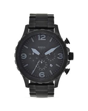 men jr1401 water-resistant chronograph watch