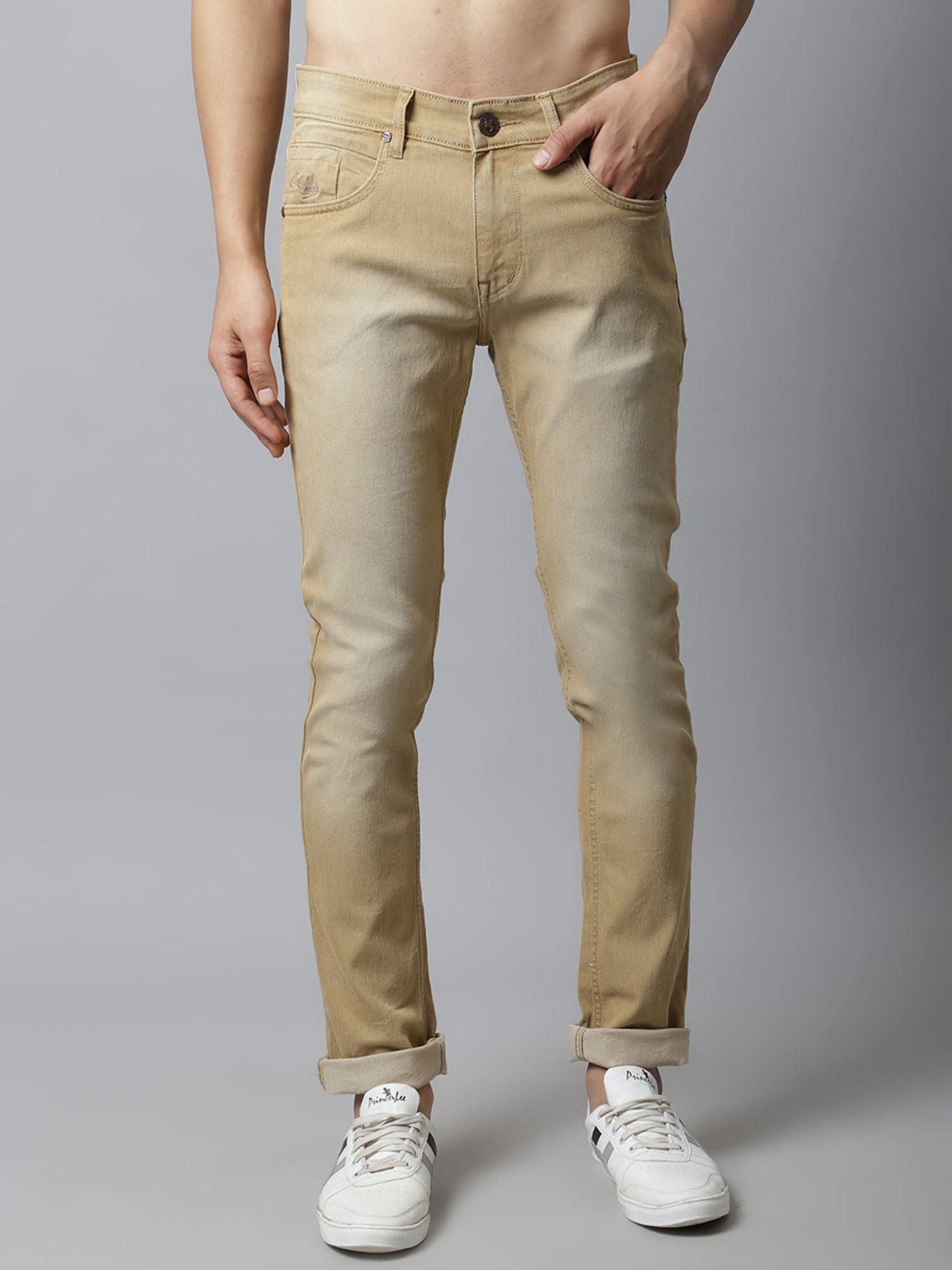 men khaki jeans