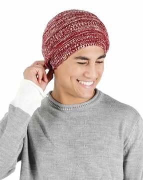 men knitted beanie cap