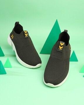 men knitted slip-on casual shoes