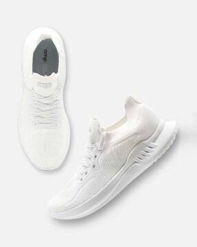 men knitted training sports shoes