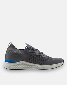 men knitted training sports shoes