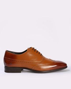 men lace-up brogues formal shoes