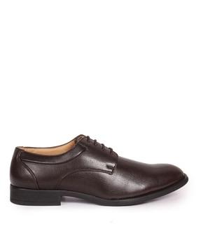 men lace-up derby shoes