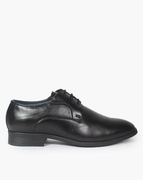 men lace-up derby shoes