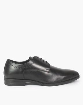 men lace-up derby shoes