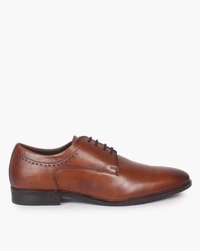 men lace-up derby shoes