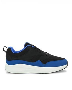 men lace-up running sports shoes