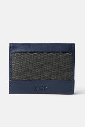 men leather casual card holder - olive