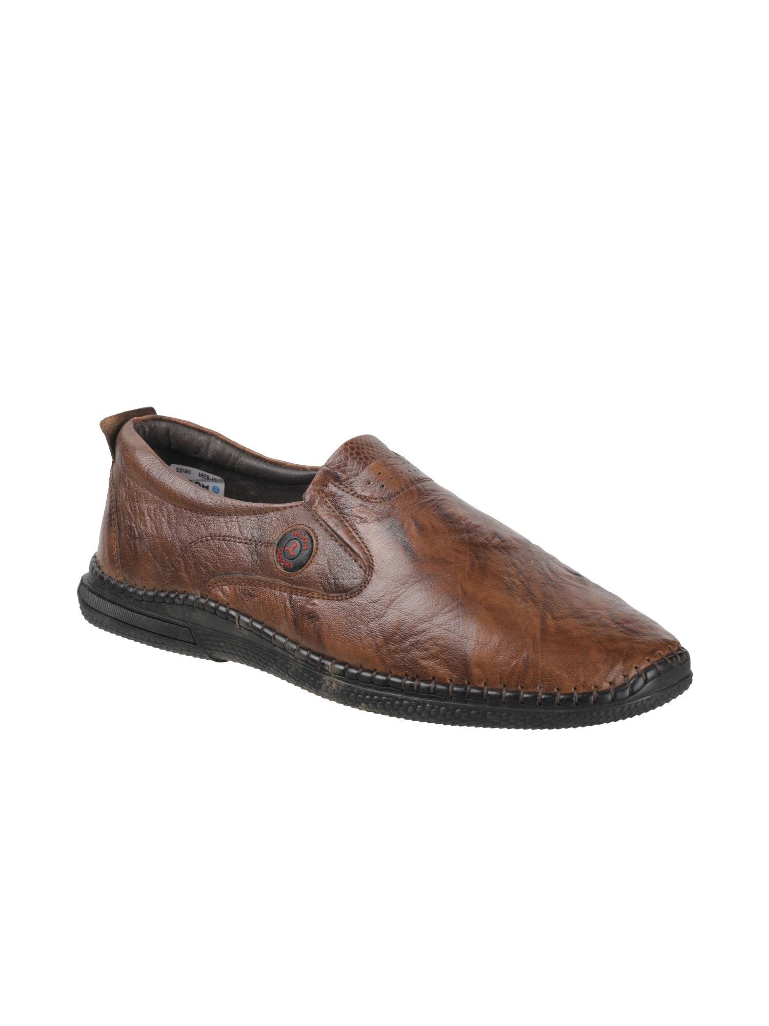 men leather tan loafers