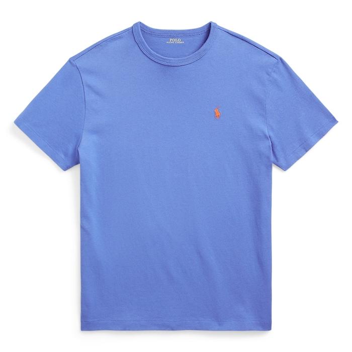 men light blue classic fit heavyweight jersey t-shirt