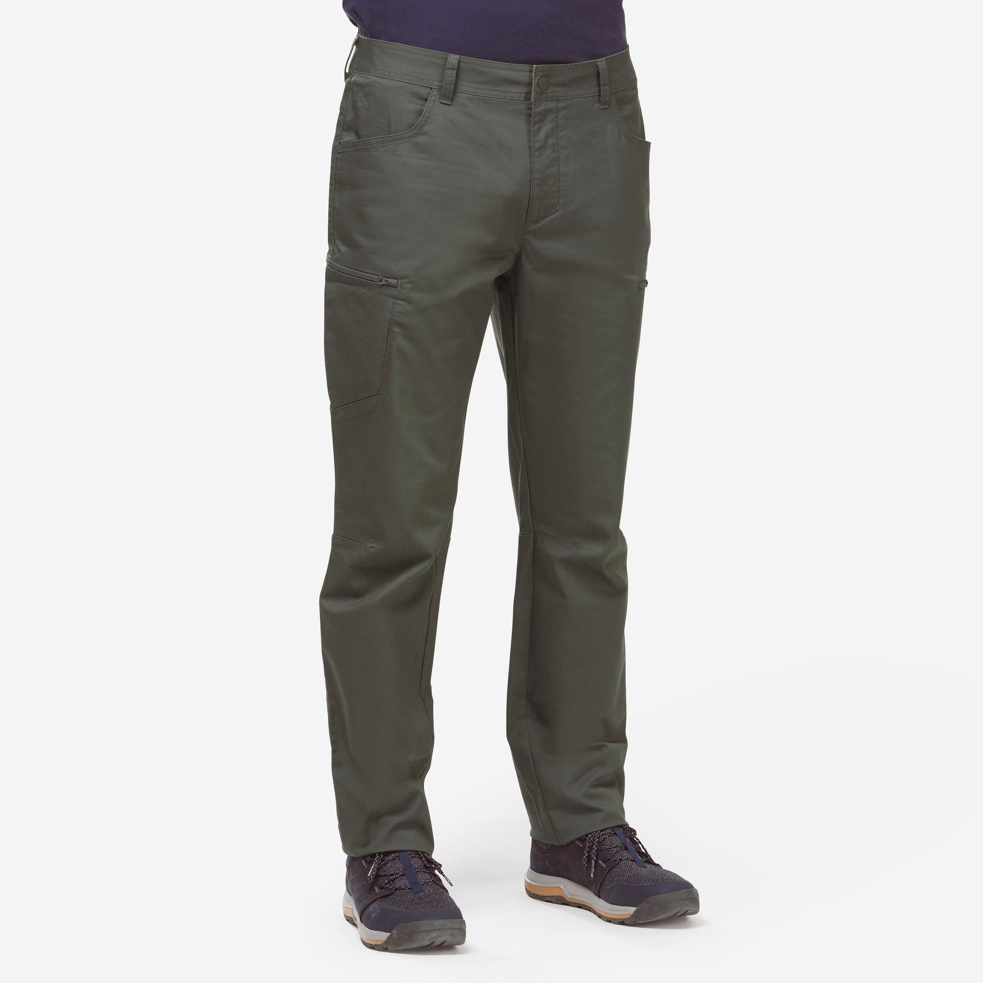 men light cargo pant dark olive - nh500