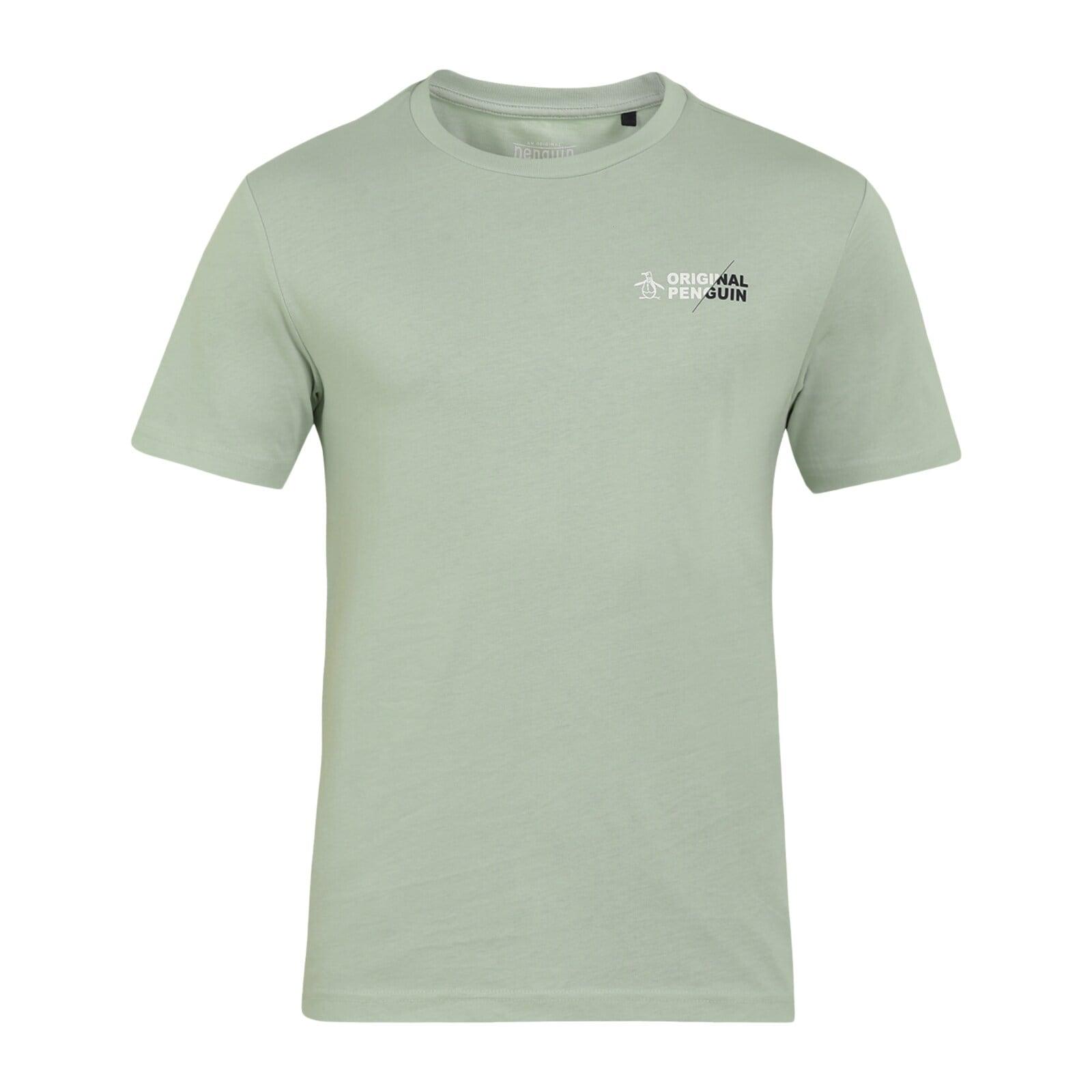 men-light-green-plain-spliced-branding-t-shirt