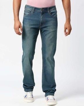 men light-wash holborne straight fit jeans