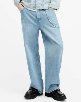 men lightly washed lenny relaxed fit jeans