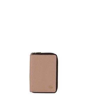 men logo embossed bi-fold wallet