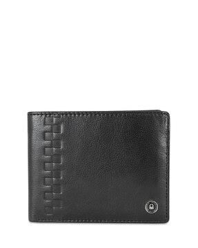 men logo print bi-fold wallet