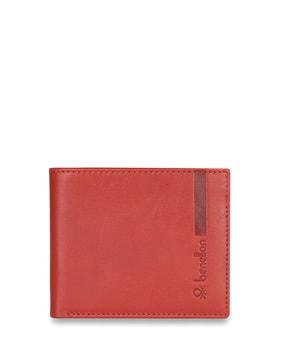 men logo print bi-fold wallet