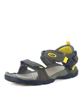 men logo print double-strap sandals