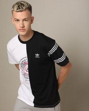 men logo print regular fit crew-neck t-shirt