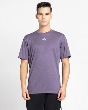 men logo print regular fit crew-neck t-shirt