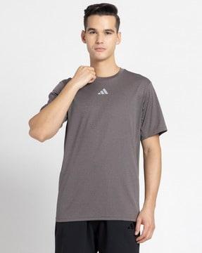 men logo print regular fit crew-neck t-shirt