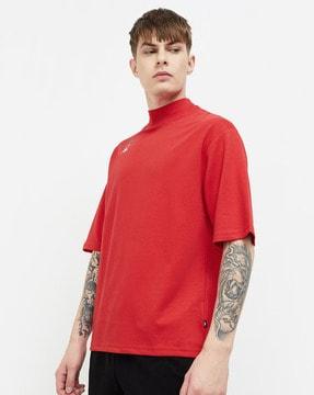 men logo print regular fit t-shirt