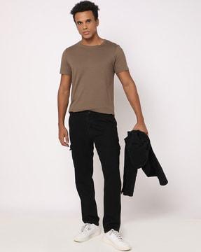 men loose fit cargo jeans