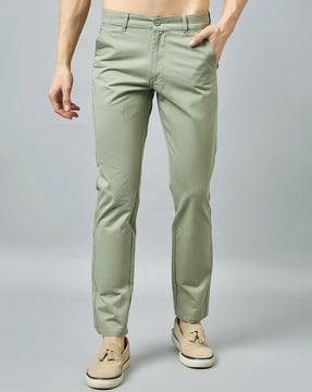 men loose fit pants with insert pockets