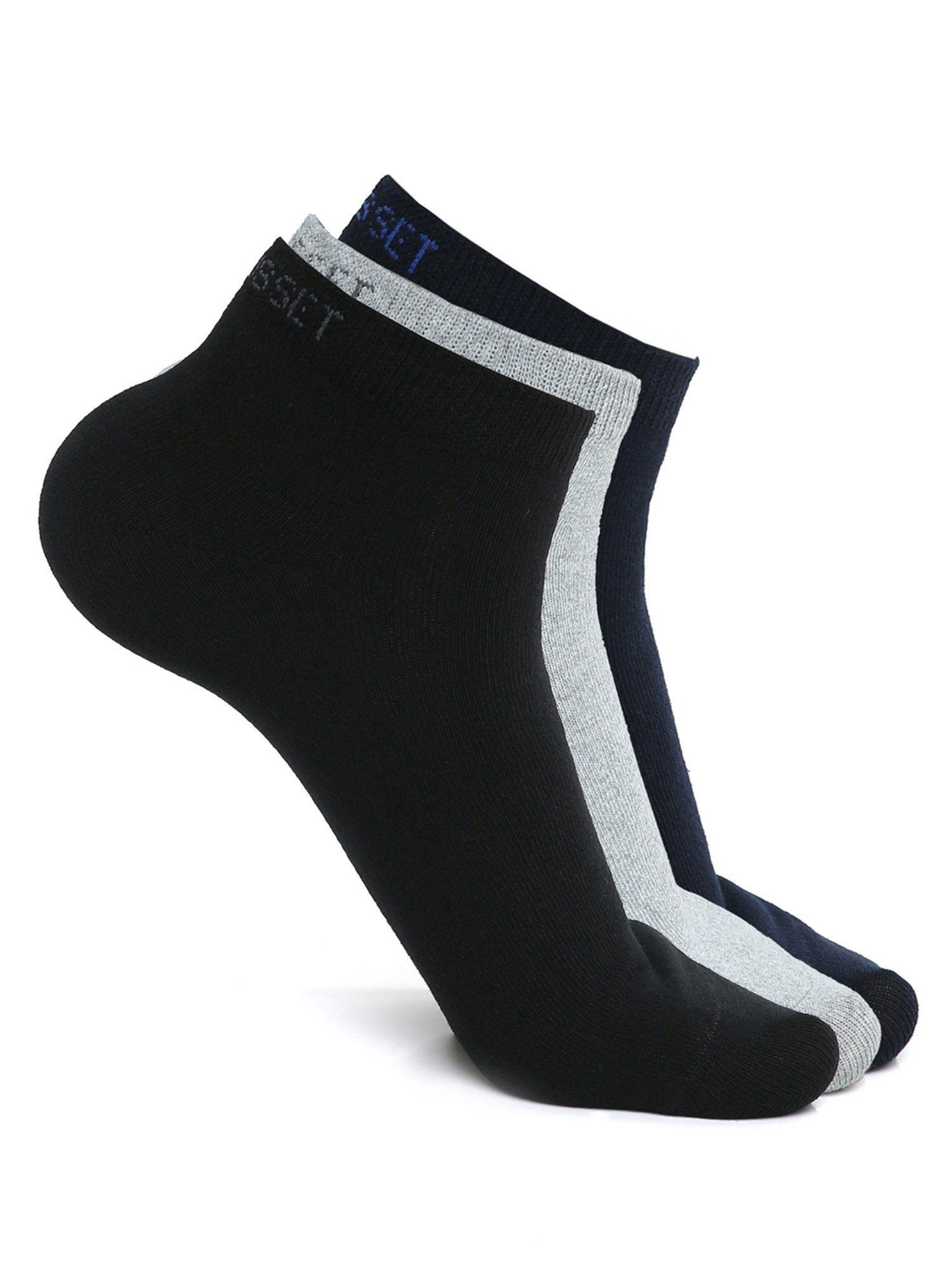 men low cut pack of 3 socks in multi-color