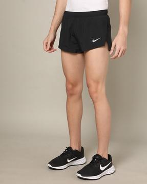 men low-rise regular fit running shorts