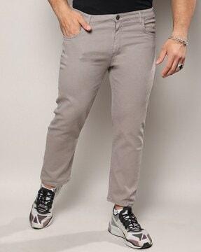 men low-rise relaxed jeans