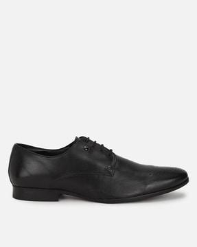 men low-top brogues shoes
