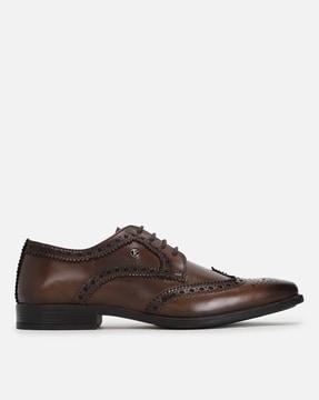 men low-top lace-up derby