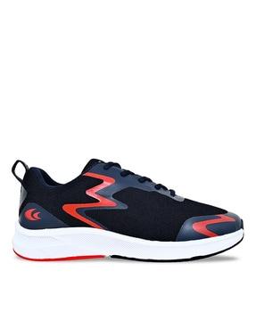 men low-top lace-up running shoes