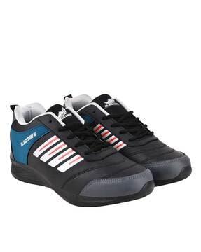 men low-top lace-up running shoes