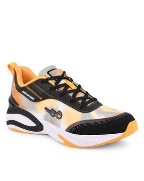 men low-top lace-up running shoes