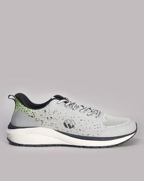 men low-top lace-up running shoes