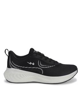 men low-top lace-up running shoes