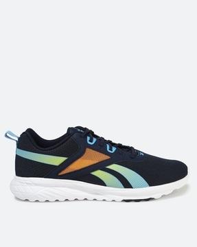 men low-top lace-up running shoes