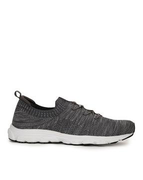 men low-top lace-up running shoes