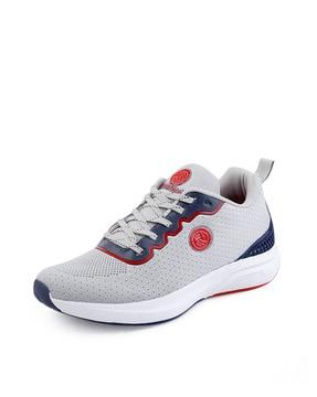 men low-top lace-up running shoes