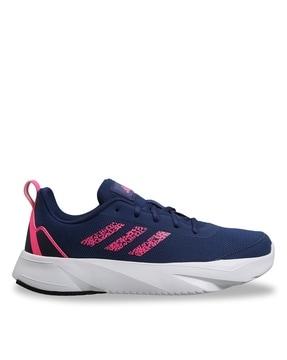 men low-top lace-up running shoes