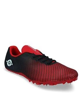 men low-top lace-up running shoes