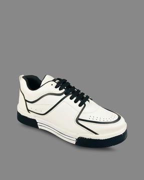 men low-top lace-up shoes