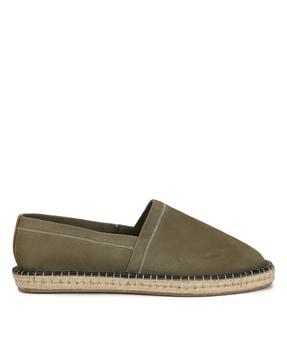 men low-top slip-on espadrilles