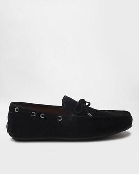 men low-top slip-on loafers