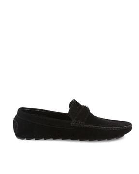 men low-top slip-on loafers