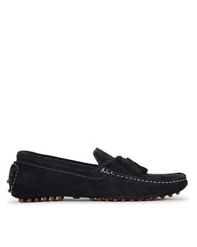 men low-top tassel loafers